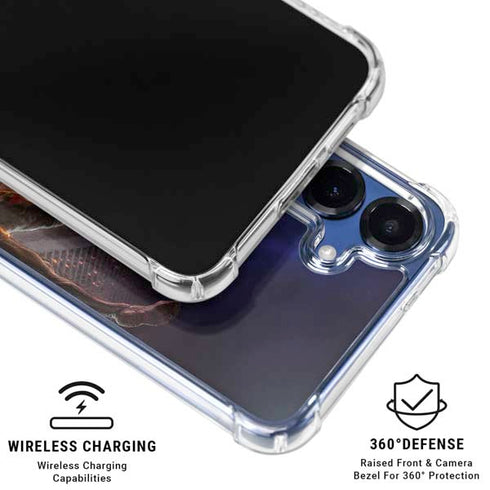 Marvel Spiderman Group Wall Galaxy S25 Clear Case